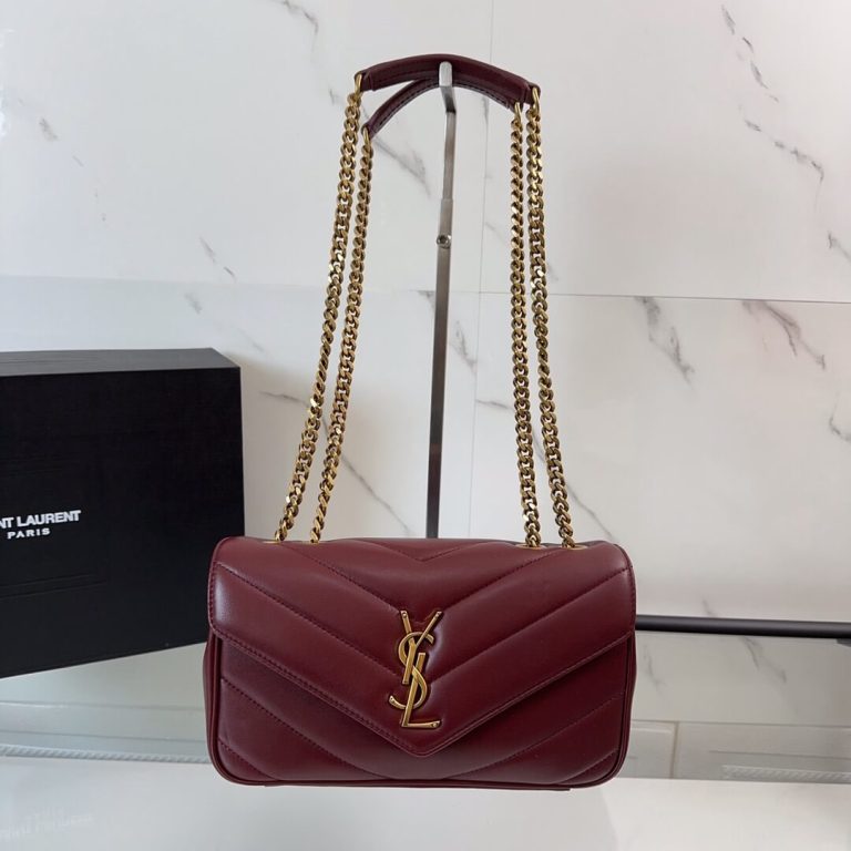 LOULOU small in MATELASSÉ lambskin